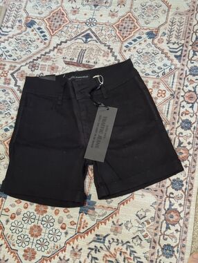 Black Flat-Front Girls  Shorts Traffic Jeans NWT Size 12